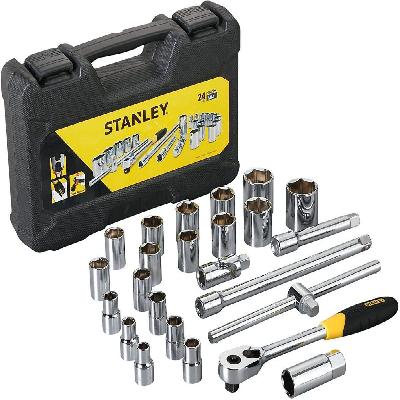 Stanley 1 4" Sq.dr. 6pt Socket Set